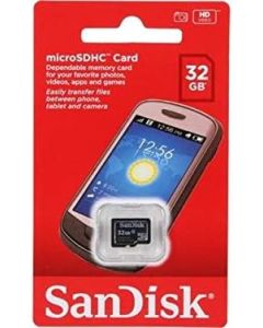 SanDisk 32GB Class 4 Micro SDHC Memory Card work with Roku Ultra, Roku 4, Roku 3, Roku 2 Streaming Player with Everything but Stromboli (TM) Card Reader (SDSDQM-032G-B35)